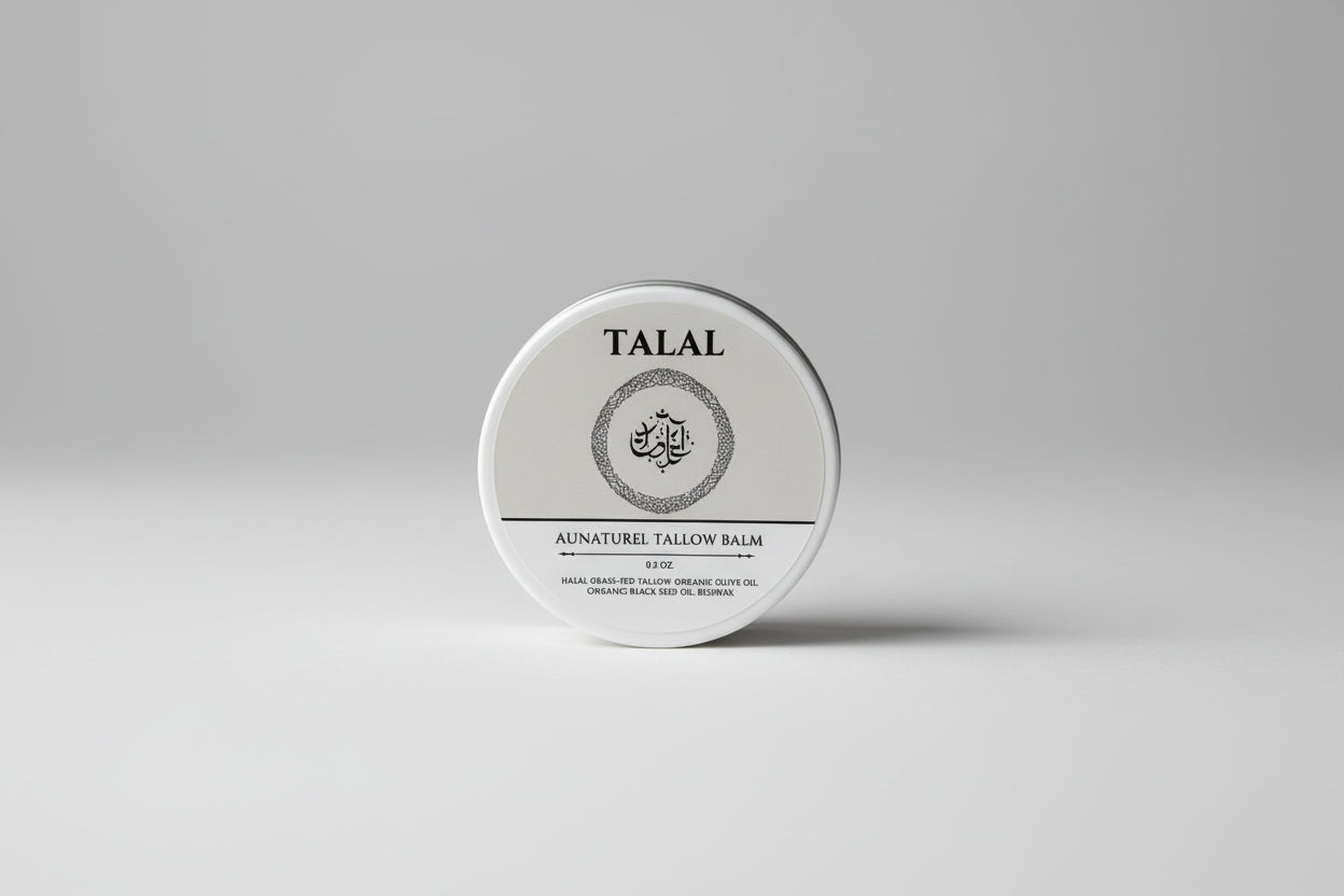 Halal Unscented Tallow Balm | Natural Islamic Face and Body Skincare