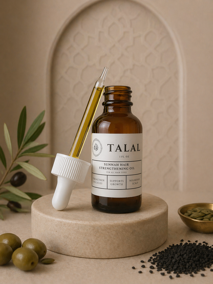 Sunnah Hair Strengthening Oil | Islamic Oils for Growth, Thicker Hair & Scalp Nourishment