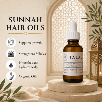 Sunnah Hair Strengthening Oil | Islamic Oils for Growth, Thicker Hair & Scalp Nourishment